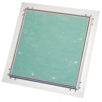 Trappes de visite Plaque de platre - Invisible - cadre aluminium laqu� blanc 60x60cm