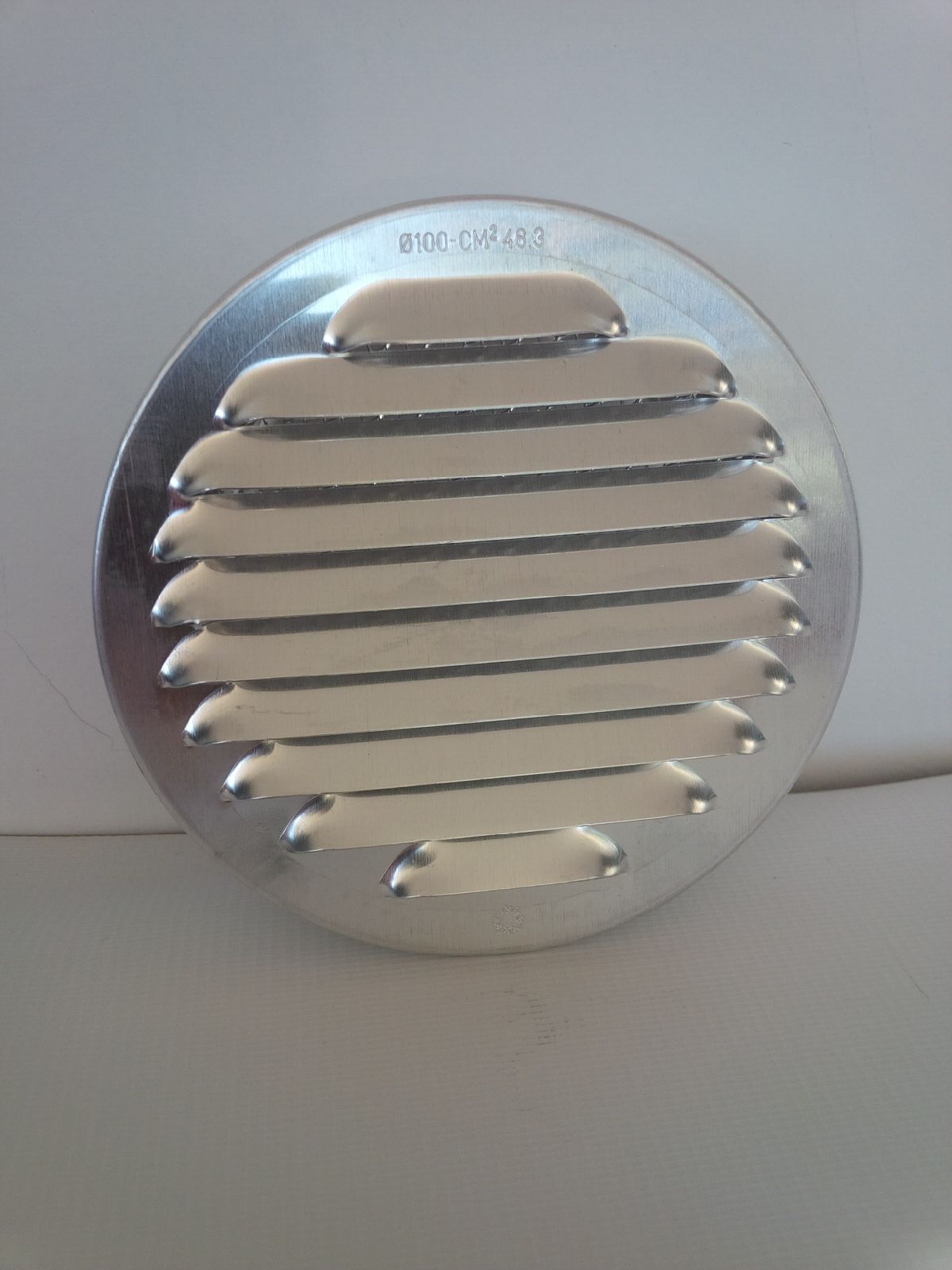 Grille de ventilation ALU ronde diamètre 100mm - Proxipro